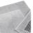 Tapis de bain antidérapant 60x60 cm velours PRESTIGE gris Argent