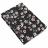 Tissu coton cretonne motif fleurs AMANDIER Noir
