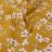 Tissu coton cretonne motif fleurs AMANDIER jaune Safran