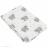 Tissu coton percale motif ours BALOO Blanc