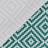 Tissu polyester motif géométrique PANAMA vert Emeraude
