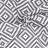 Tissu polyester motif géométrique PANAMA gris Gris